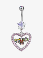 Powerpuff Girls Heart Bling Navel Barbell