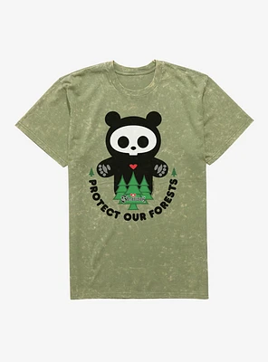 Skelanimals ChungKee Protect Our Forests Mineral Wash T-Shirt