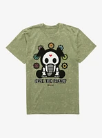 Skelanimals Ellie Save The Planet Mineral Wash T-Shirt