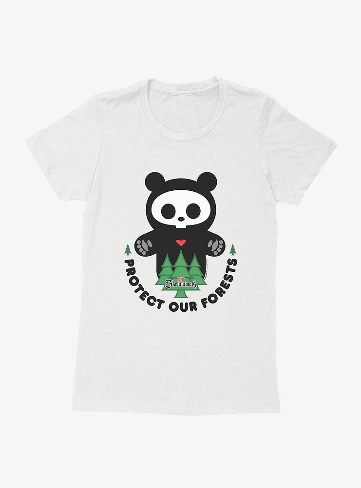 Skelanimals ChungKee Protect Our Forests Womens T-Shirt