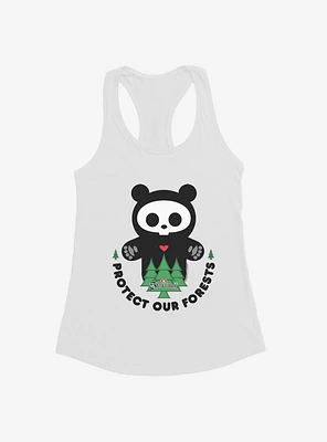 Skelanimals ChungKee Protect Our Forests Womens Tank Top