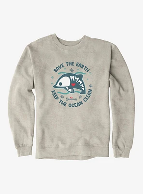 Skelanimals Dolphie Keep The Ocean Clean Sweatshirt
