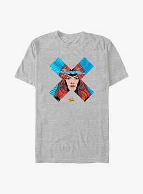 Marvel X-Men '97 Jean Grey Face T-Shirt