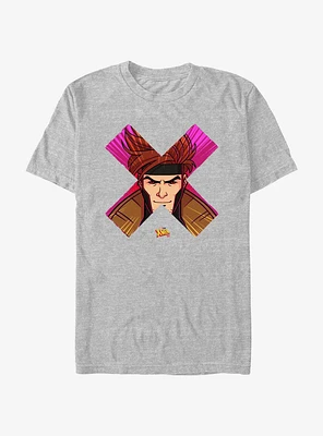 Marvel X-Men '97 Gambit Face T-Shirt