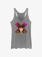 Marvel X-Men '97 Gambit Face Girls Tank