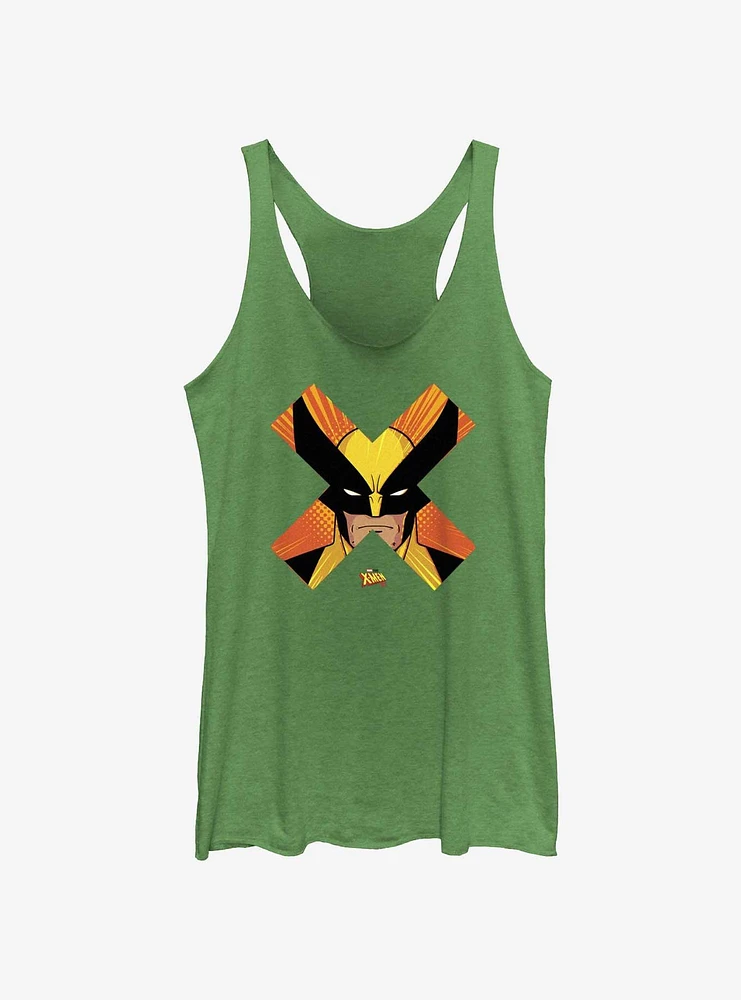 Marvel X-Men '97 Wolverine Face Girls Tank