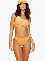 Dippin' Daisy's Fuego Asymmetrical One Shoulder Swim Top Golden Hour