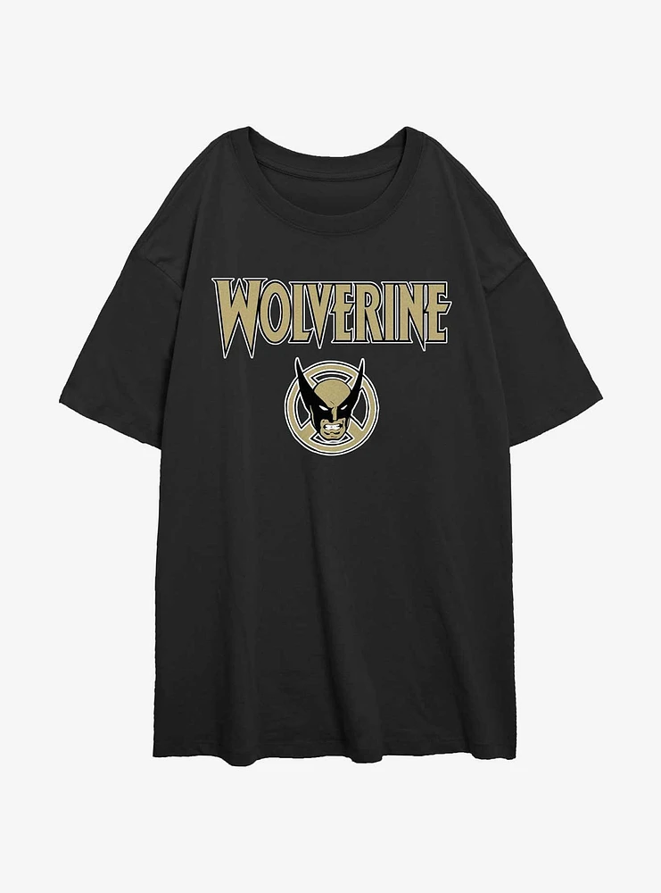 Wolverine Logan Icon Girls Oversized T-Shirt