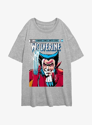 Wolverine 1st Issue Comic Cover Girls Oversized T-Shirt