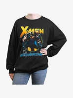 Wolverine Angry Logan Girls Oversized Sweatshirt