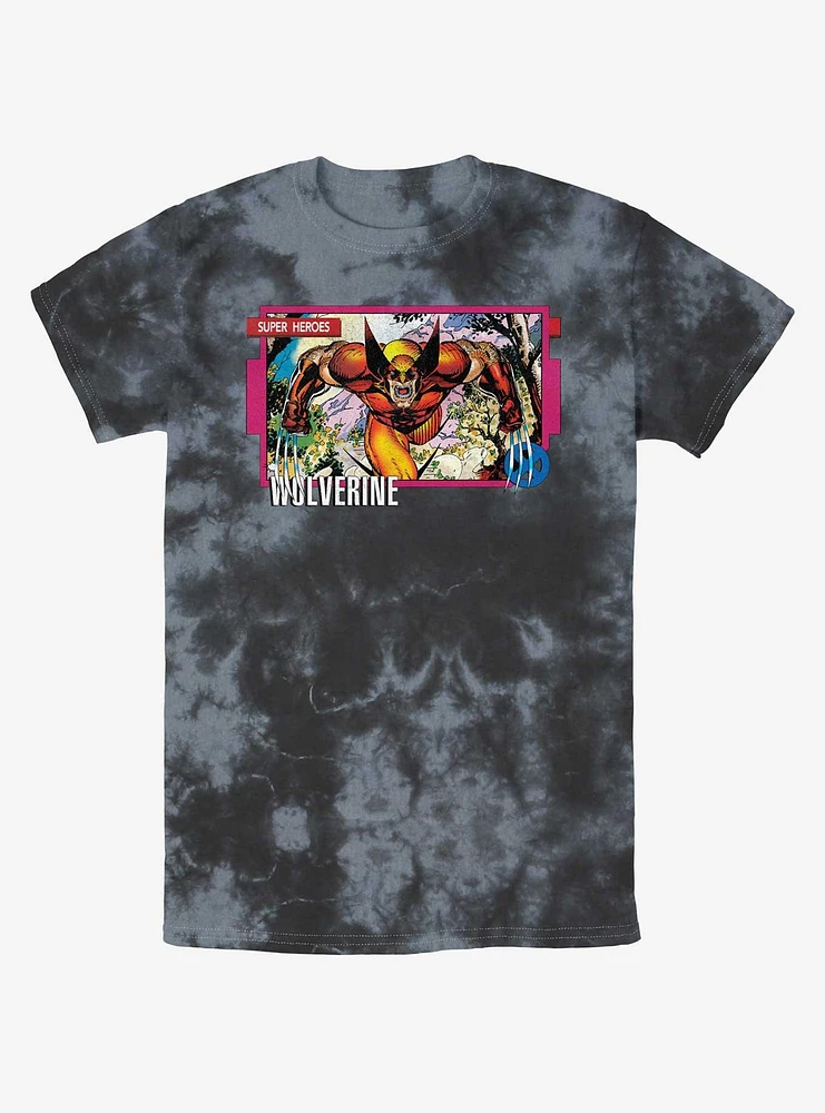 Wolverine Super Hero Tie-Dye T-Shirt