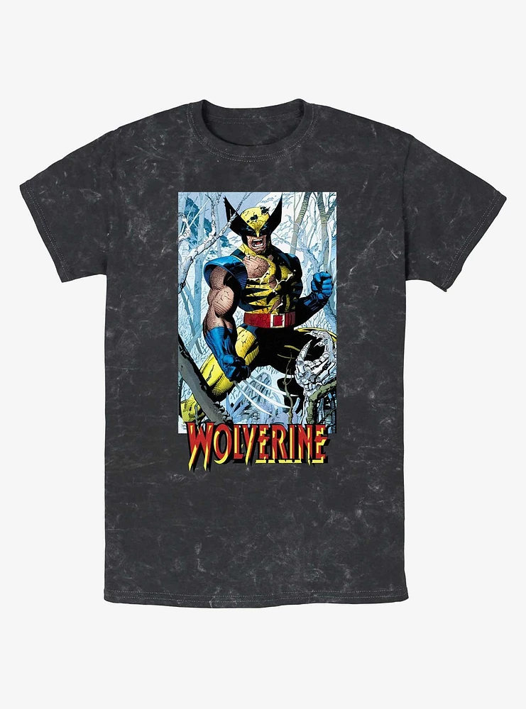 Wolverine Discipline 22 From Then Til Now Trading Card Mineral Wash T-Shirt