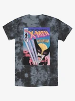 Wolverine The Uncanny X-Men Comic Cover Tie-Dye T-Shirt