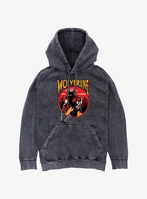 Wolverine Pixel Mineral Wash Hoodie