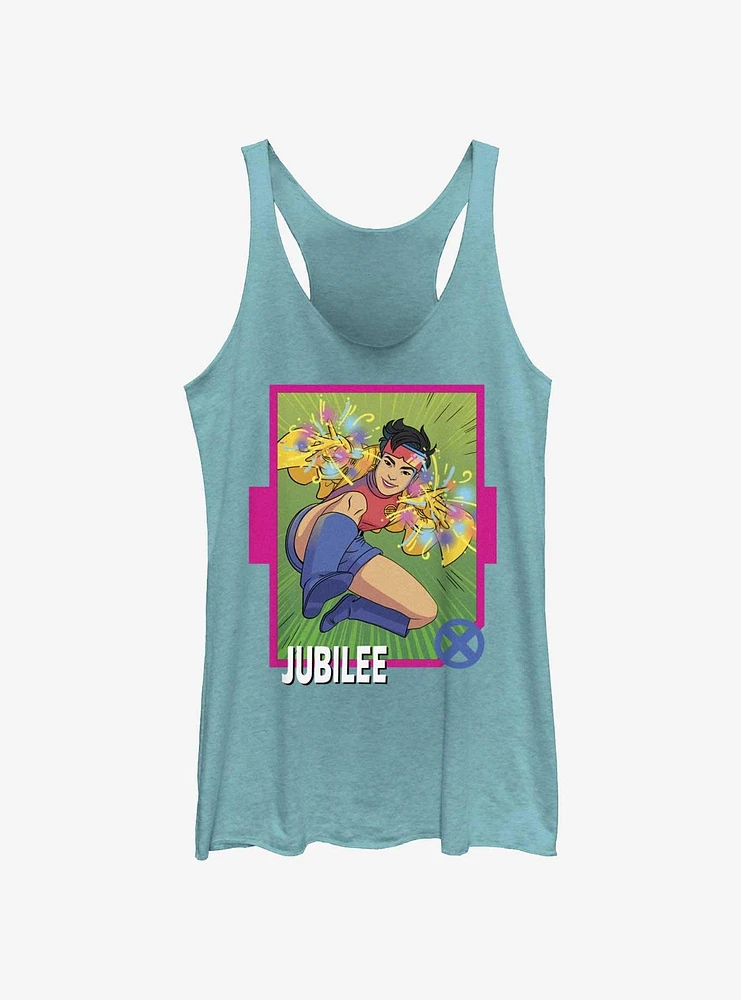 Marvel X-Men '97 Jubilee Card Womens Tank Top