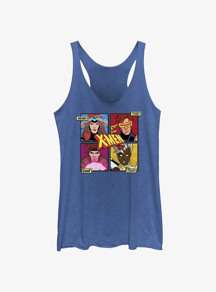 Marvel X-Men '97 Jean Cyclops Cambit Storm Womens Tank Top