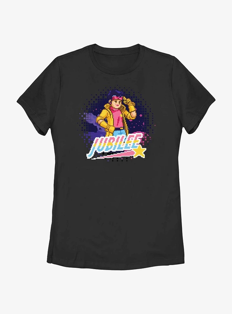 Marvel X-Men '97 Pixel Jubilee Womens T-Shirt