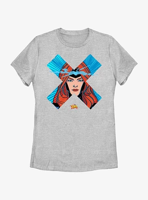 Marvel X-Men '97 Jean Grey Face Womens T-Shirt