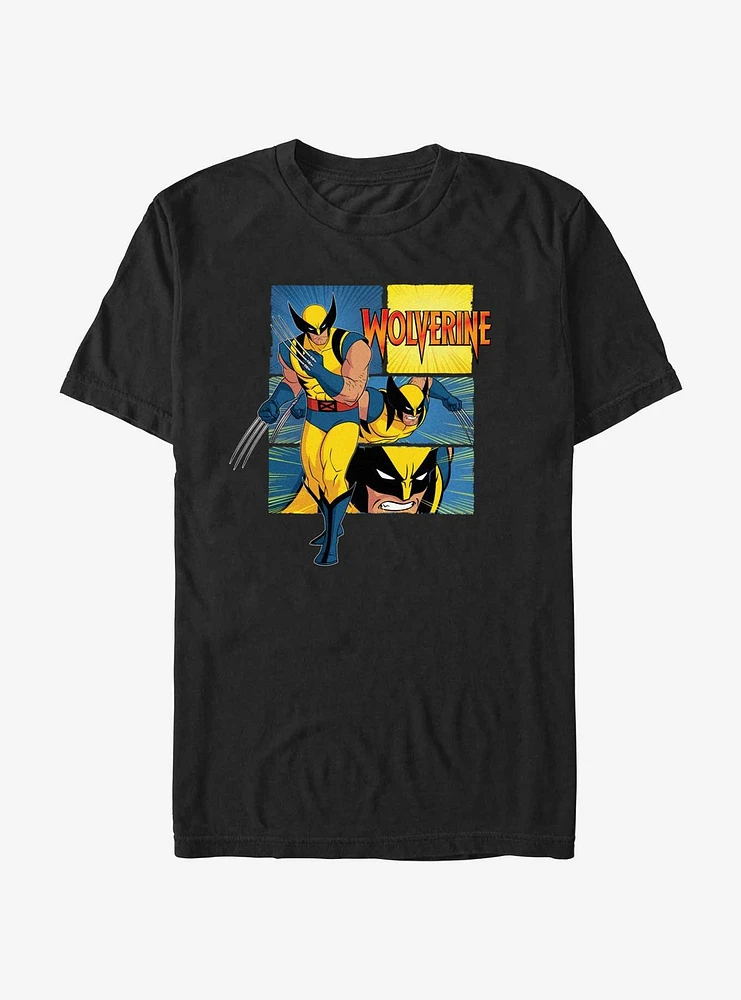 Marvel X-Men '97 Wolverine Poses T-Shirt