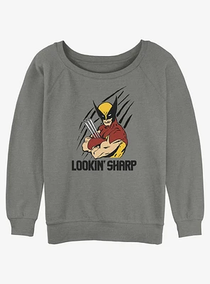 Wolverine Lookin' Sharp Womens Slouchy Sweatshirt