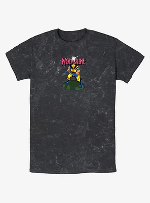 Wolverine Action Pose Mineral Wash T-Shirt