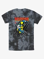 Wolverine Logan Slash Tie-Dye T-Shirt