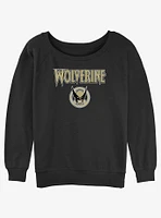 Wolverine Logan Icon Womens Slouchy Sweatshirt