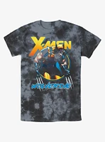 Wolverine Angry Logan Tie-Dye T-Shirt