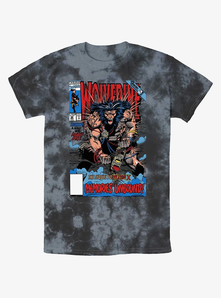Wolverine Wolvey 48 Comic Cover Tie-Dye T-Shirt