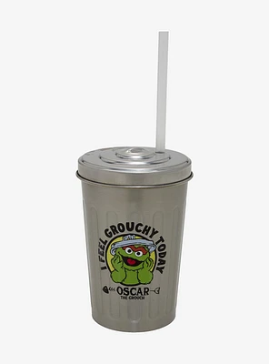 Sesame Street Oscar Trash Can Stainless Steel Travel Cup