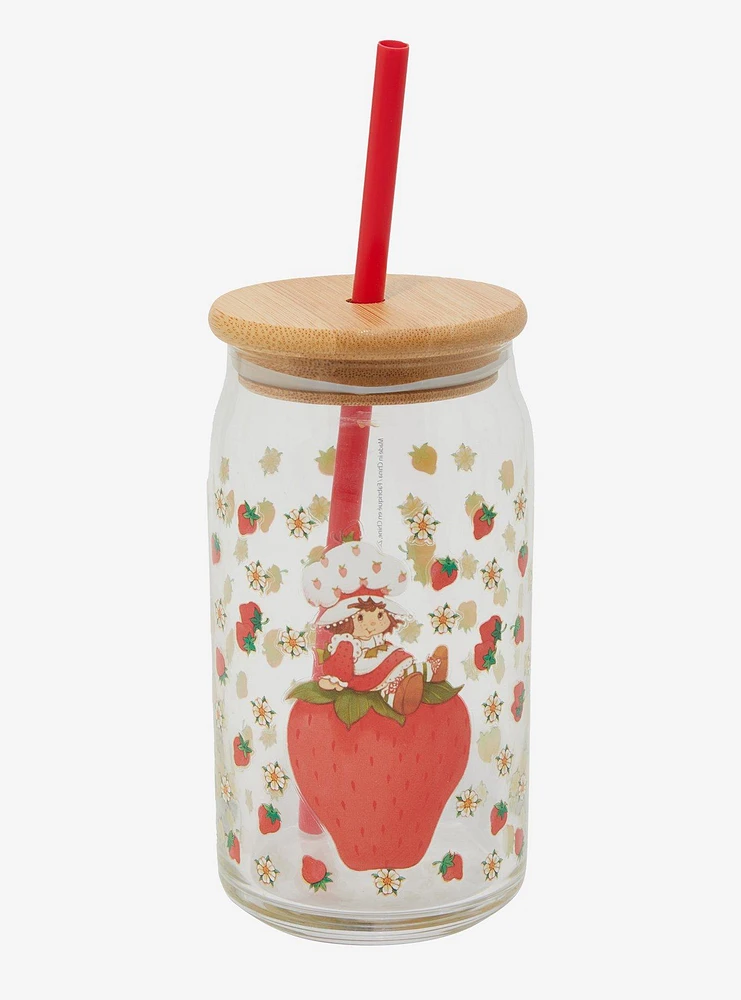 Strawberry Shortcake Glass Travel Cup