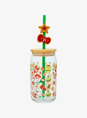 Hello Kitty And Friends Gingerbread Glass Cup