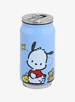 Pochacco & Friends Blue Soda Can Water Bottle