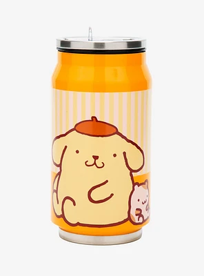 Pompompurin & Muffin Soda Can Water Bottle