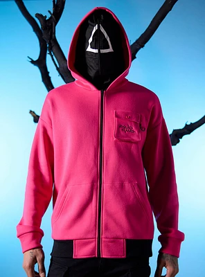 Squid Game Pink Triangle Guard Hoodie