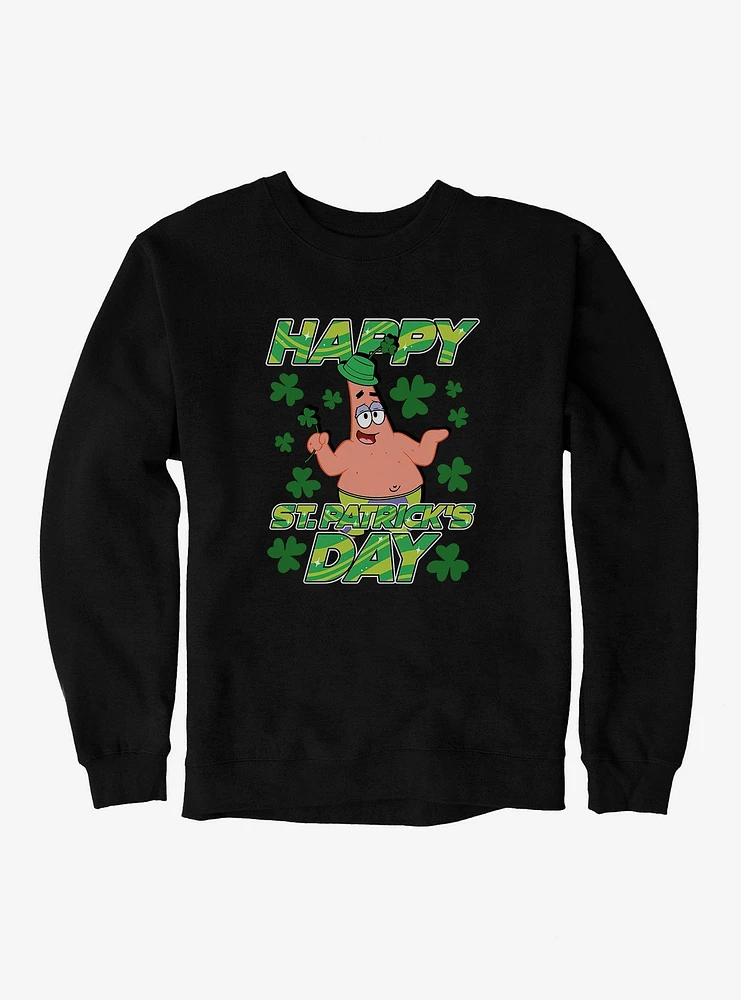 SpongeBob SquarePants Happy St. Patrick's Day Patrick Sweatshirt