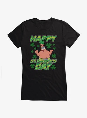 SpongeBob SquarePants Happy St. Patrick's Day Patrick Girls T-Shirt