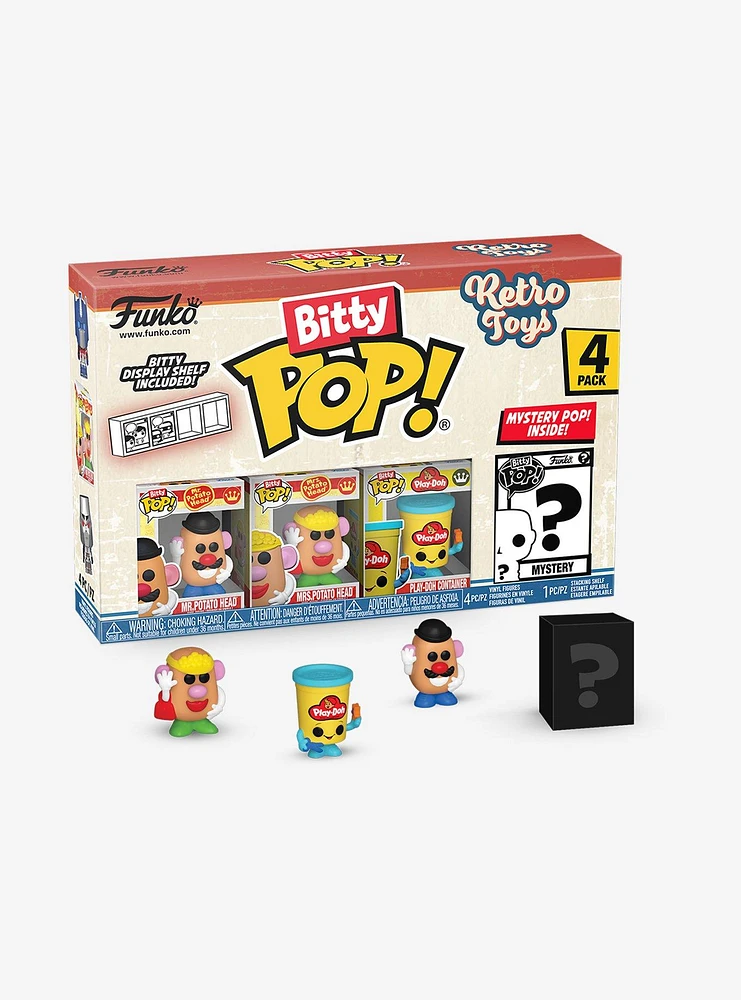 Funko Bitty Pop! Retro Toys Mr. Potato Head & Friends Blind Box Mini Vinyl Figure Set