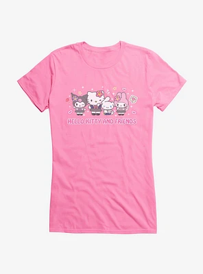 Hello Kitty & Friends Kogyaru Group Girls T-Shirt