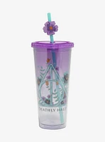 Harry Potter Deathly Hallows Floral Acrylic Travel Cup