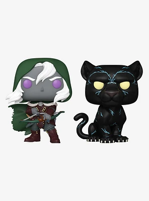 Funko Pop! Games Dungeons & Dragons Drizzt Do'urden & Guenhwyvar Vinyl Figure Set