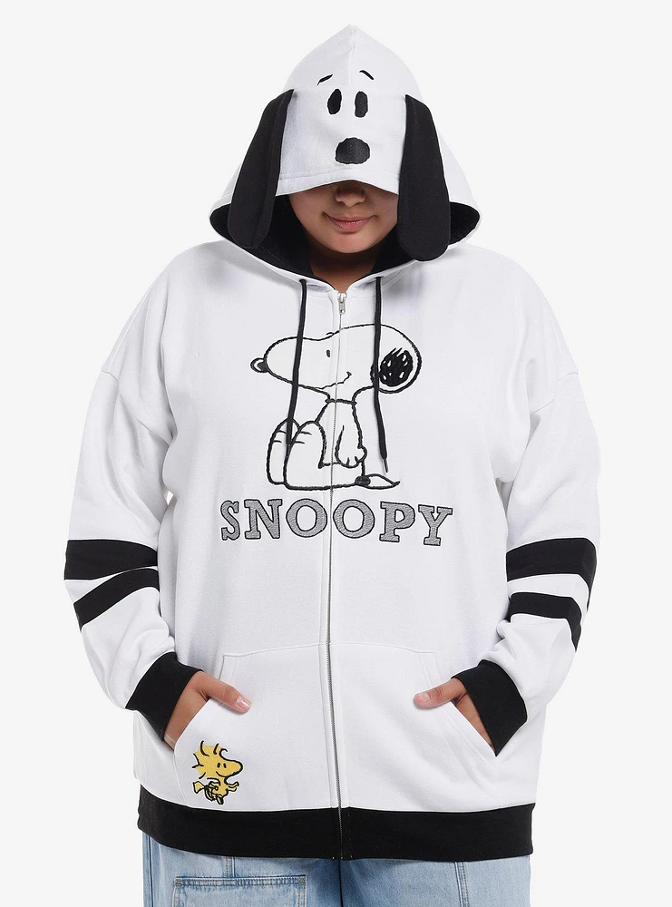 Peanuts Snoopy Figural Girls Hoodie Plus