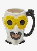 Terrifier Art The Clown Flower Sunglasses Figural Mug