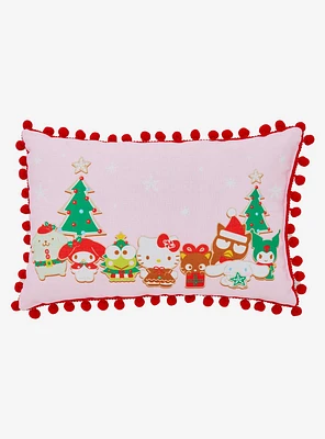 Hello Kitty And Friends Gingerbread Scene Pillow