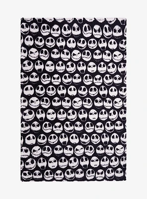 The Nightmare Before Christmas Jack Sherpa Throw Blanket