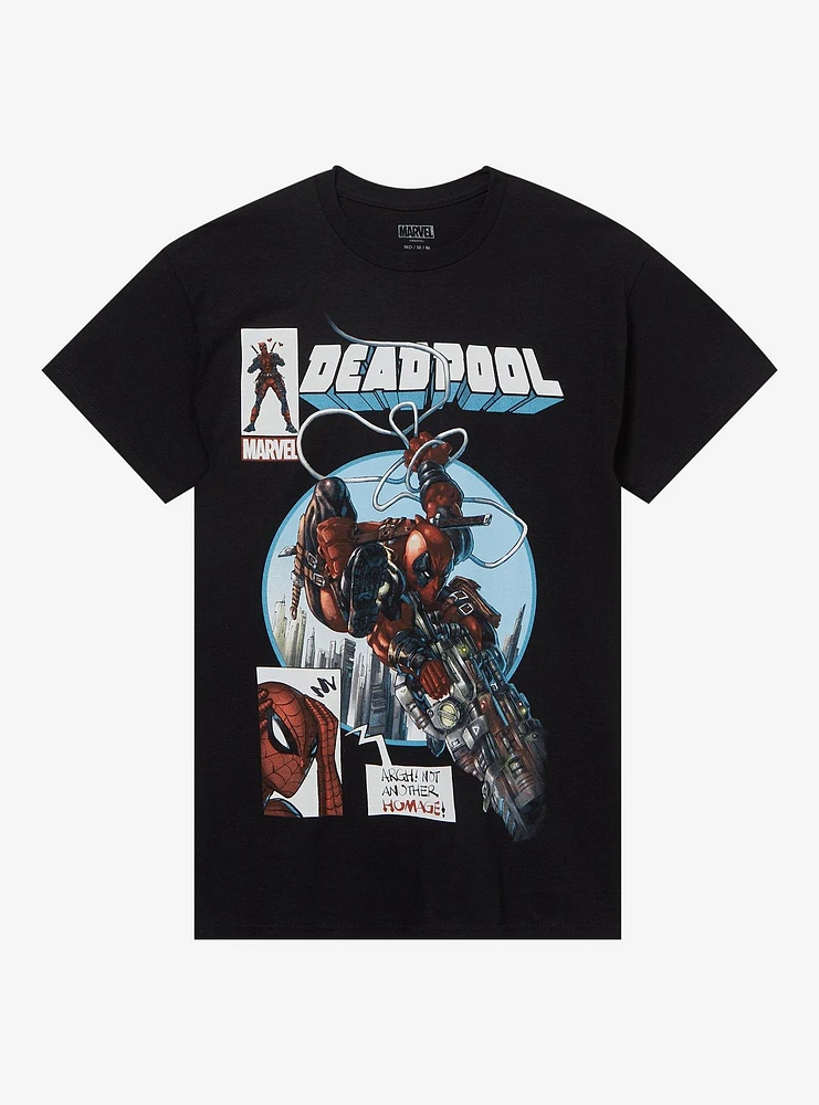 Marvel Deadpool Amazing Spider-Man Homage Comic Cover T-Shirt