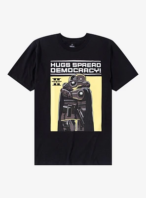 Helldivers 2 Hugs Spread Democracy T-Shirt