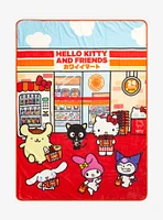 Hello Kitty And Friends Kawaii Mart Throw Blanket