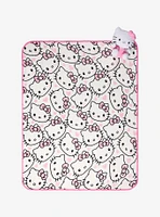 Hello Kitty Pink Plush & Throw Blanket Set