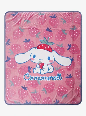 Cinnamoroll Strawberry Throw Blanket